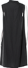 Ann Demeulemeester Belgium. Black Silk Sash Tie Long Gillette Vest