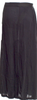 Ann Demeulemeester Belgium. Black Rayon Midi Length Skirt