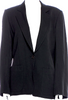 Ann Demeulemeester Belgium. Black Rayon/Poly Blazer