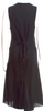 Ann Demeulemeester Belgium. Virgin Black Wool Midi Length Dress