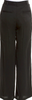 Ann Demeulemeester Belgium. Black Rayon Wide Leg Pants