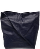 Ann Demeulemeester Belgium. Midnite Navy Leather Crossbody Bag