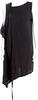 Ann Demeulemeester Belgium. Grey Asymmetrical Midi Length Dress