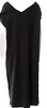 Ann Demeulemeester BELGIUM. Black/Blue Virgin Wool Midi Length Dress