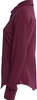 The Attico MILAN. Burgundy Acetate Blend Long Sleeve Button-Up Top