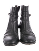 Balenciaga Paris. Black Leather Moto Boots SZ: 8.5 | US8.5, IT38.5