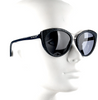 Balenciaga Paris. Silver Toned Metal Round Tinted Sunglasses