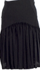 Balenciaga PARIS.  Vintage Black Pleats Mini Skirt