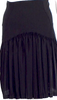 Balenciaga PARIS.  Vintage Black Pleats Mini Skirt