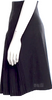Balenciaga PARIS.  Vintage Black Pleats Mini Skirt