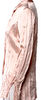 Blumarine Italy. Anna Molinari. Distressed PolyTech Long Sleeve Button-Up Top