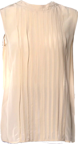 Zimmermann White/Black Sleeveless Stripe Summer Dress