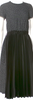 Comme des Garçons Japan. Noir Kei Ninomiya. NEW W/TAG Black Crew Neck Midi Length Dress