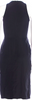 Celine Paris. Phoebe Philo. Black Silk Ruffle Embellishment Dress