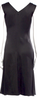 Celine Paris. Phoebe Philo Designed. Black Silk Knee-Length Dress