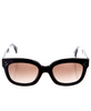 Celine Wayfarer Gradient Sunglasses by Phoebe Philo Paris. Black Acetate Gradient Lenses, Wayfarer Style