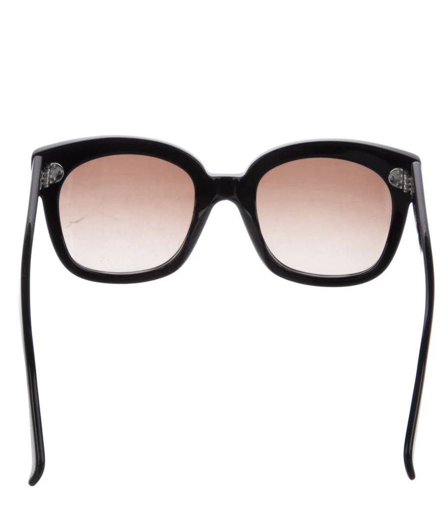 Celine Wayfarer Gradient Sunglasses by Phoebe Philo Paris. Black Acetate Gradient Lenses, Wayfarer Style