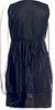 Celine Paris. PHOEBE PHILO DESIGNER. Black Nylon/Leather A-Line Scoop Neck Mini Dress