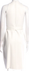 Celine Paris. PHOEBE PHILO. Vintage White Viscose Blend Crew Neck Knee-Length Dress