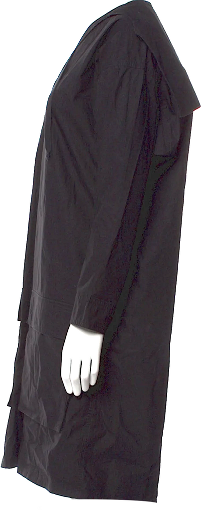 Celine Paris. PHOEBE PHILO. Vintage Black Sheath V-Neck Knee-Length Dress