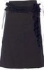 Chloé Paris. From 2002 Collection by PHOEBE PHILO. Vintage Black Cotton Knee-Length Skirt