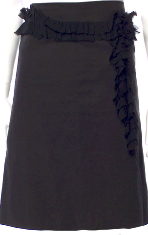 Chloe Paris. Black Back Acetate Zip Sleeveless Scoop Neck Shift Dress