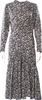 Calvin Klein NY. RAF SIMONS DESIGNER. 205W39NYC  NEW W/TAG. Abstract Silk Long Dress