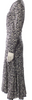 Calvin Klein NY. RAF SIMONS DESIGNER. 205W39NYC  NEW W/TAG. Abstract Silk Long Dress