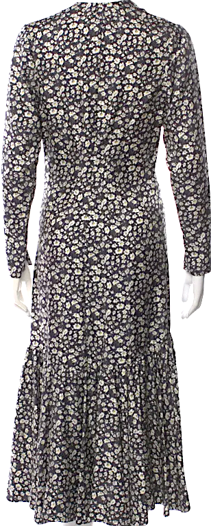 Calvin Klein NY. RAF SIMONS DESIGNER. 205W39NYC  NEW W/TAG. Abstract Silk Long Dress