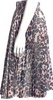 RAF SIMONS FOR Calvin Klein 205W39NYC. Neutrals Pleated Animal Print Midi Length Skirt