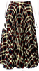 Calvin Klein/RAF SIMONS 205W39NYC.  Plaid Print Midi Length Skirt