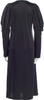 Comme des Garçons Japan. Black Triacetate Blend Crew Neck Midi Length Dress