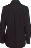 Comme des Garçons Japan. Black Ruffle Embellishments Long Sleeve Button-Up Top