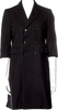 Comme des Garçons Japan. Black 3/4 French Sleeve Wool Peacoat