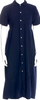 Comme des Garçons Japan. Blue Cotton Shirt Dress Midi Length Dress