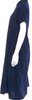 Comme des Garçons Japan. Blue Cotton Shirt Dress Midi Length Dress