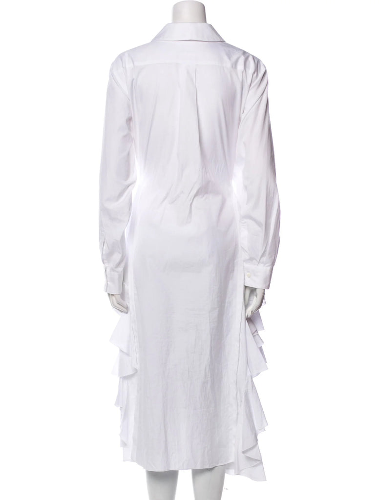 Comme des Garçons Japan. Collection. White Cotton Long Dress