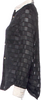 Comme des Garçons Japan. Dark Grey Patterned Long Sleeve Blouse