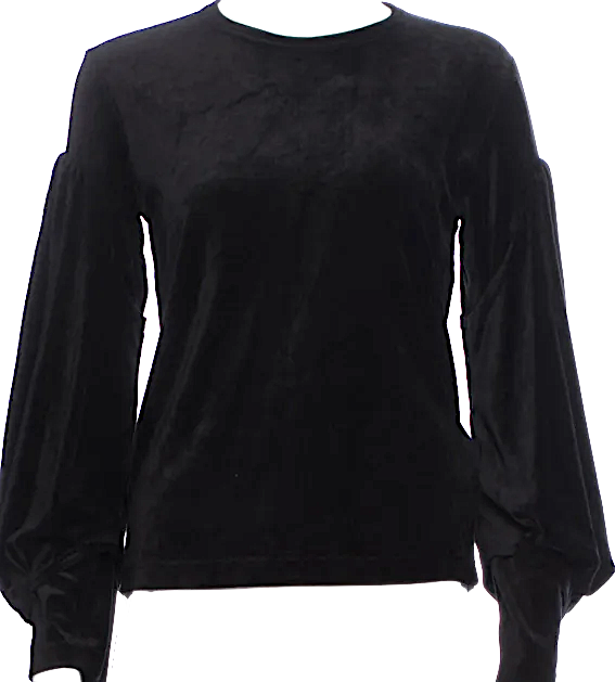 Comme des Garçons Comme des Garçons JAPAN. Black Dolman Sleeve Crew Neck Top