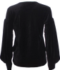 Comme des Garçons Comme des Garçons JAPAN. Black Dolman Sleeve Crew Neck Top