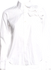 Comme des Garçons Japan. White  Long Sleeve Button-Up Top w/Embellishment
