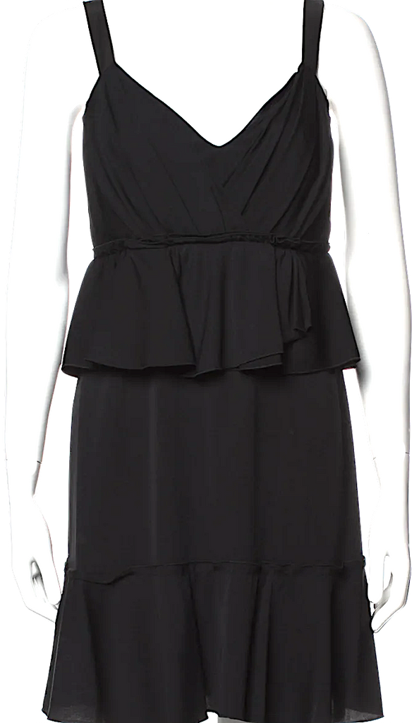 Dolce & Gabbana Italy. Black Silk Mini Dress