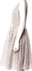 Dolce & Gabbana Italy.  Cotton Polka Dot Print Knee-Length Dress