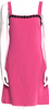 Dolce & Gabbana ITALY. Pink Acetate/Cotton Blend Square Neckline Mini Dress