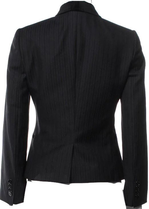 Dolce & Gabbana ITALY. Black Virgin Wool Blazer