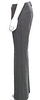 Dolce & Gabbana ITALY. GREY PLAID PRINT Nylon Flared Pants