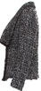 Donna Karan NY. Grey Tweed Pattern Blazer