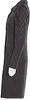 Donna Karan NY. Black Patterned Fabric RAYON Blend Long Fitted Coat