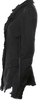 Donna Karan NY. Black Draped Collar Blazer