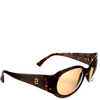 Fendi Italy. Zucca FF Logo Shield Acetate Sunglasses
